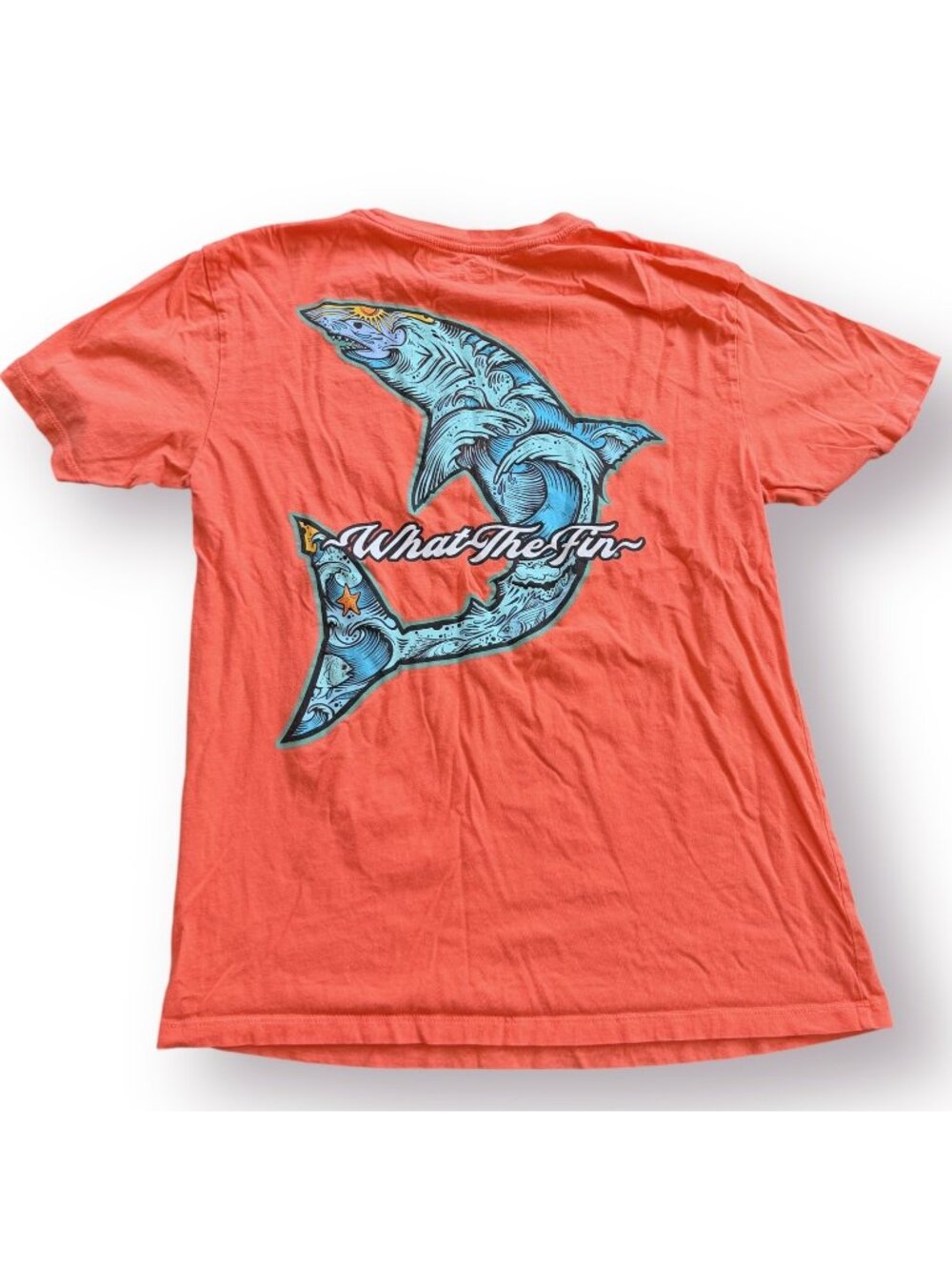 WTF What The Fin? Tee Shark size Medium